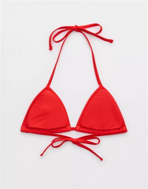 aerie red bikini|aerie crinkle bikini top.